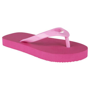 Tongs basiques coloris rose clair et fushia  