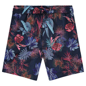 Μαγιό-βερμούδα με τροπικό μοτίβο 