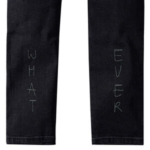 Τζιν με used όψη και κεντήματα πίσω  