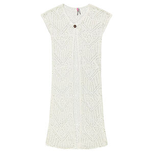 Παιδικά - Ζακέτα μακρυμάνικη πλεκτή με βελονάκι 