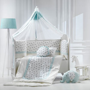  Σετ προίκας 9τμχ 70*140 elephant μέντα  