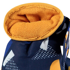 Εμπριμέ γάντια του σκι με φλις επένδυση 