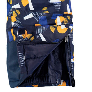 Παντελόνι του σκι με μοτίβο σε όλη την επιφανεια και αφαιρούμενες τιράντες 