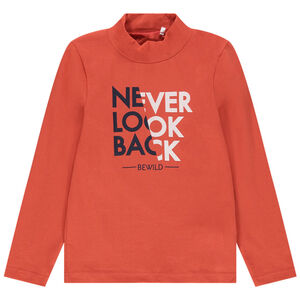 Sous-pull col cheminée en coton et print fantaisie pour enfant garçon 