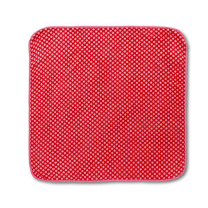 Couverture en sherpa imprimé pois 