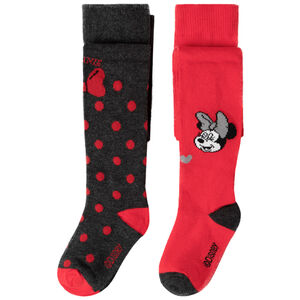 Lot de 2 collants épais motif Minie Disney 