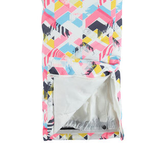 Παιδικά - Εμπριμέ αδιάβροχο παντελόνι του σκι με αφαιρούμενες τιράντες 