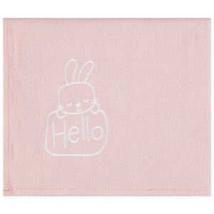 Couverture à motif brodé 90 x 75 cm 