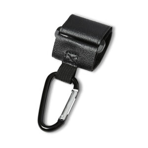 Set de 2 crochets pour poussette - Noir 
