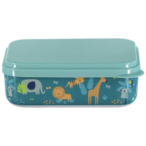 Δοχείο τροφίμων με καπάκι σιέλ Crazy Jungle 
