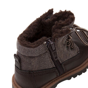 Μποτάκια από δύο υλικά με sherpa επένδυση 