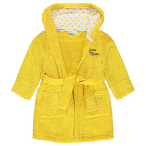 Peignoir en éponge avec Patch Minnie en relief sur la capuche 