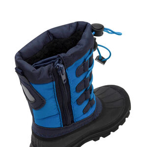 Ζεστά μποτάκια après-ski με κέλυφος από καουτσούκ και κορδόνια που σφίγγουν 