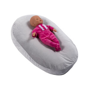   Κάλυμμα μαξιλαριού  θηλασμού - Γκρι φλίς   