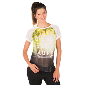 Κοντομάνικη μπλούζα εγκυμοσύνης με μοτίβο και όψη βουάλ υφάσματος  