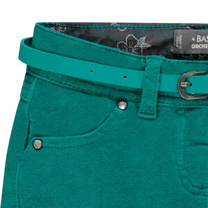 Σορτς από βελούδο με αφαιρούμενη ζώνη 