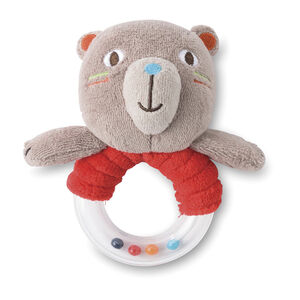 Hochet en velours forme ourson 