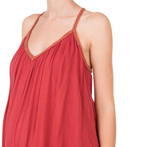 Μακρύ φόρεμα εγκυμοσύνης από κρεπ με τιράντες 