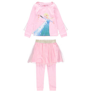 Πιτζάμα ζέρσεϊ 4 τεμαχίων με θέμα "Ψυχρά και Ανάποδα" της Disney 