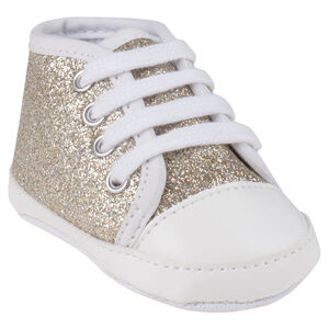 Bottillons pailletés à lacets 