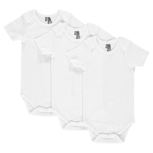 Σετ με 3 βαμβακερά κοντομάνικα κορμάκια 