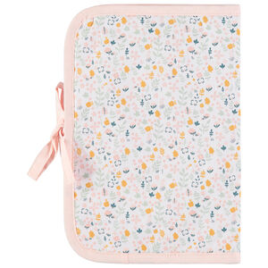Protège carnet de santé à imprimé floral all-over 