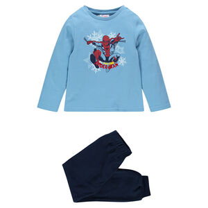 Pyjama en jersey et velours Marvel print Spiderman 