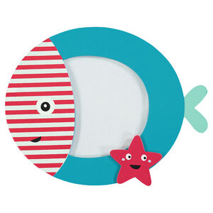 Κορνίζα φωτογραφίας από ξύλο σε σχήμα ψαριού 