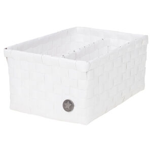 Πλεκτό πλαστικό καλάθι με χώρισμα  