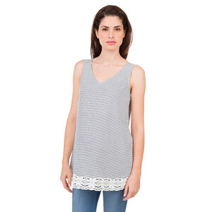 Ριγέ φανελάκι εγκυμοσύνης 