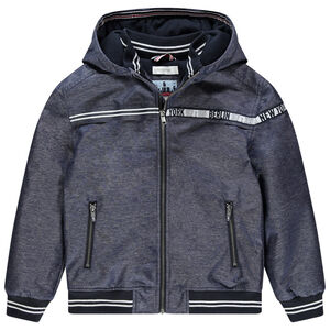 Coupe-vent doublé jersey à poches zippées 