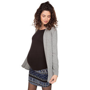 Ζακέτα εγκυμοσύνης με φαντεζί φύλλα 