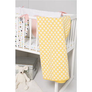 Κουβερτούλα με πουά 80 x 80 εκ. 