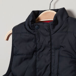 Doudoune sans manches doublée polaire print drapeau 