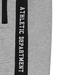 Παντελόνι φόρμας με τυπωμένες λωρίδες και τσέπες με φερμουάρ 