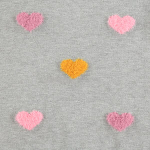 Μονόχρωμο πλεκτό πουλόβερ με φαντεζί μοτίβο 