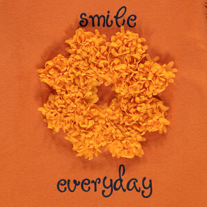 T-shirt manches longues volanté 