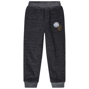 Παντελόνι φόρμας με επένδυση από sherpa και απλικέ σήμα 