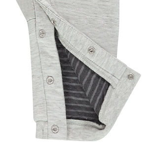 Μακρύ ολόσωμο φορμάκι από ζέρσεϊ με τυπωμένο αρκουδάκι 