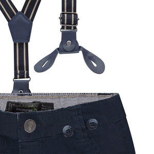 Παντελόνι από τουίλ ύφασμα με ελαστικές αφαιρούμενες τιράντες 