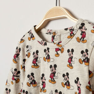 T-shirt manches longues imprimé Mickey all-over 