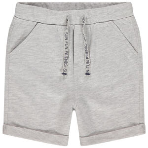 Βερμούδα molleton με τύπωμα στα κορδόνια  