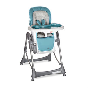 Καρέκλα φαγητού metal τυρκουάζ 