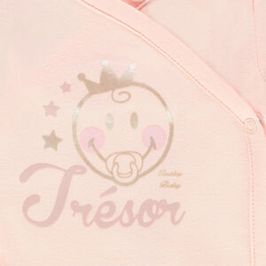 Μακρυμάνικο φορμάκ με ένα λαμπερό σχέδιο ©Smiley Baby  