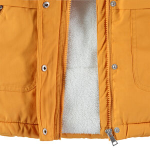 Parka en twill à capuche doublée sherpa 