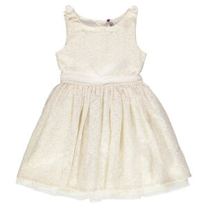 Επίσημο φόρεμα με δαντέλα και τούλι 