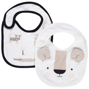 Σετ από 2 σαλιάρες με jungle τύπωμα 