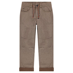 Παντελόνι ζέρσςεϊ με κορδόνια σύσφιξης 