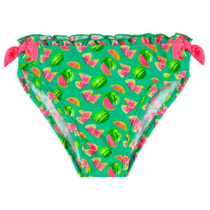 Εμπριμέ σλιπ-μαγιό με εμπριμέ μοτίβο καρπούζια 