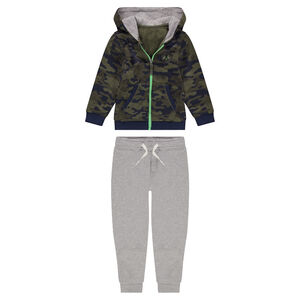 Παιδικά - Φανελένια φόρμα με μιλιτέρ μοτίβο 